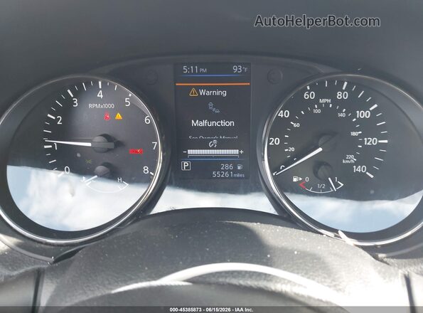 KNMAT2MT3KP548256 2019 NISSAN ROGUE Gray Widok tylnych siedzeń