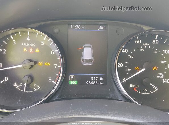 KNMAT2MT3LP504369 2020 NISSAN ROGUE Silver Հետևի նստատեղերի տեսք