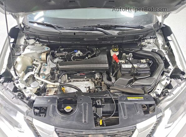 KNMAT2MT3LP527568 2020 NISSAN ROGUE Silver Vista del compartimento del motor