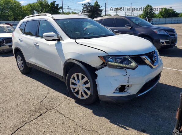 KNMAT2MT4GP629189 2016 NISSAN ROGUE White Передня права чверть