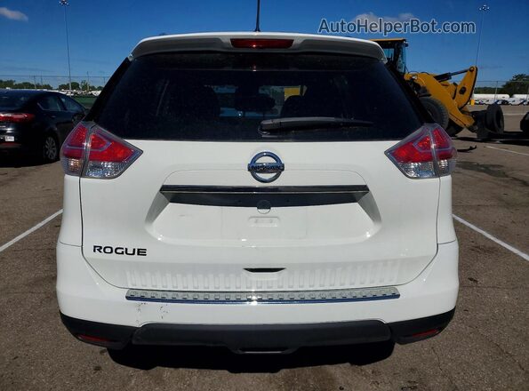 KNMAT2MT4GP629189 2016 NISSAN ROGUE White Вид ззаду