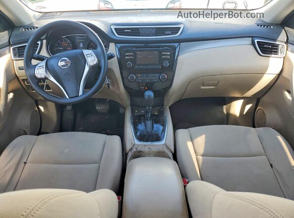 KNMAT2MT4GP629189 2016 NISSAN ROGUE White Вид панелі приладів