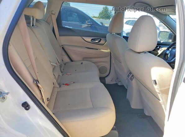 KNMAT2MT4GP629189 2016 NISSAN ROGUE White Вид задньої частини салону