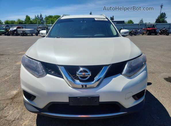 KNMAT2MT4GP631122 2016 NISSAN ROGUE White 