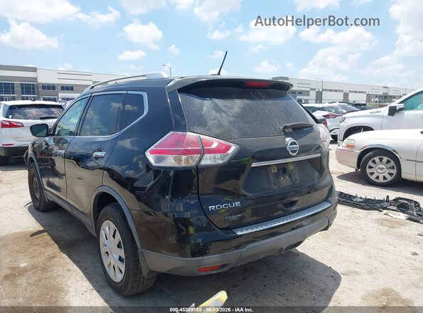 KNMAT2MT4GP663519 2016 NISSAN ROGUE Black Задня ліва чверть