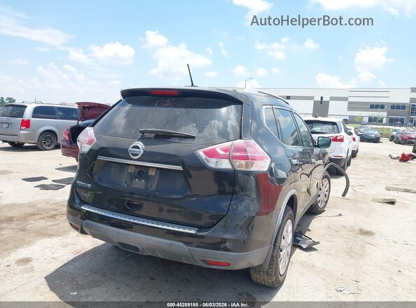KNMAT2MT4GP663519 2016 NISSAN ROGUE Black Задня права чверть