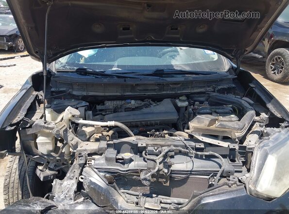 KNMAT2MT4GP663519 2016 NISSAN ROGUE Black Вид ззаду