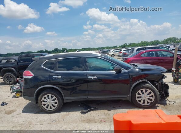 KNMAT2MT4GP663519 2016 NISSAN ROGUE Black Вид задньої частини салону