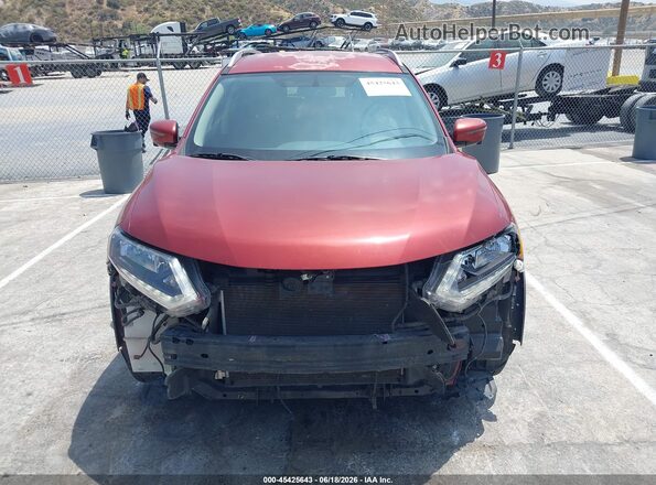 KNMAT2MT4GP668011 2016 NISSAN ROGUE Red Front view