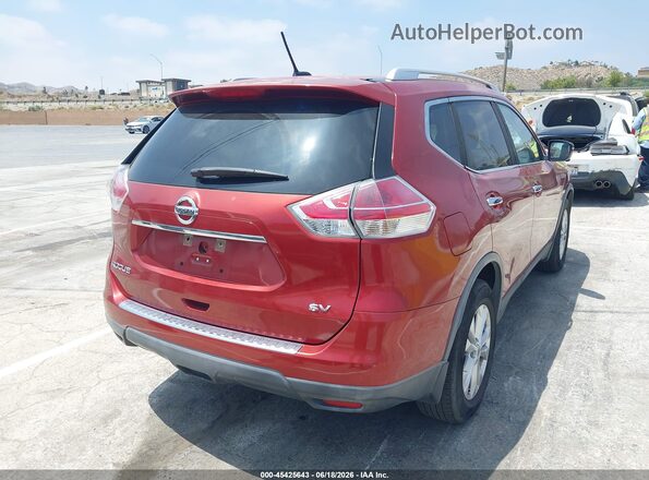 KNMAT2MT4GP668011 2016 NISSAN ROGUE Red Rear right