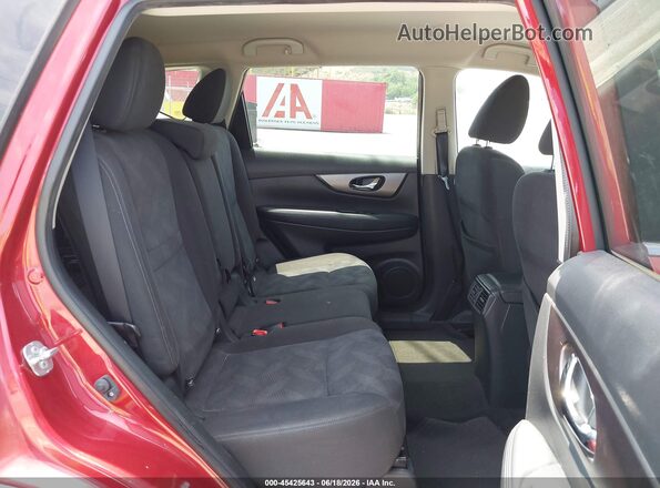 KNMAT2MT4GP668011 2016 NISSAN ROGUE Red VIN sticker view
