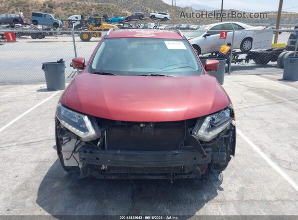 KNMAT2MT4GP668011 2016 NISSAN ROGUE Red Rear interior view
