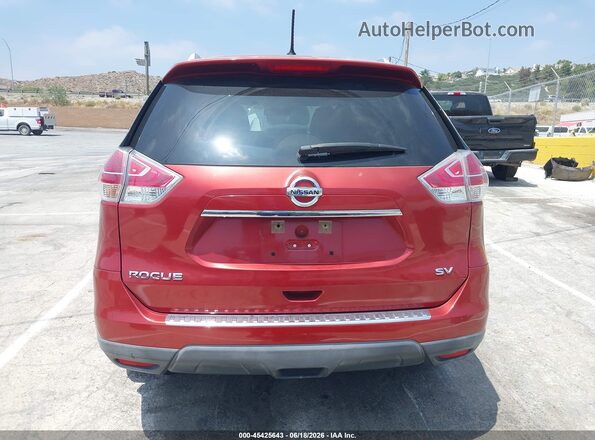 KNMAT2MT4GP668011 2016 NISSAN ROGUE Red 