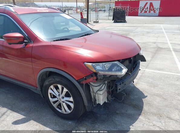 KNMAT2MT4GP668011 2016 NISSAN ROGUE Red 