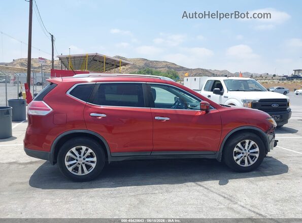 KNMAT2MT4GP668011 2016 NISSAN ROGUE Red 360 interior view