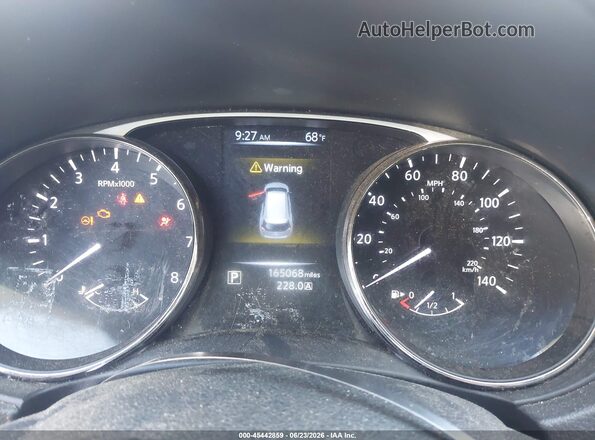 KNMAT2MT4GP669076 2016 NISSAN ROGUE Gray უკანა სავარძლების ხედი