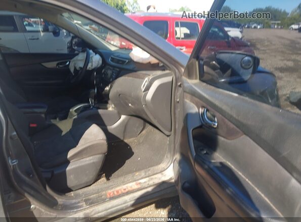 KNMAT2MT4GP669076 2016 NISSAN ROGUE Gray წინა სალონის ხედი