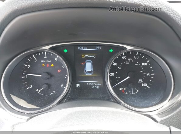 KNMAT2MT4GP687173 2016 NISSAN ROGUE Gray Вид задніх сидінь