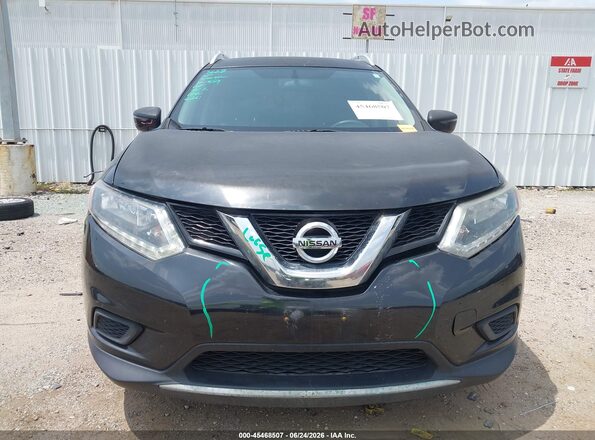 KNMAT2MT4GP722407 2016 NISSAN ROGUE Black Widok zestawu wskaźników