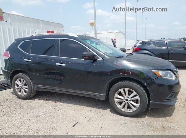 KNMAT2MT4GP722407 2016 NISSAN ROGUE Black Widok z przodu