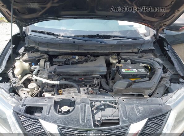 KNMAT2MT4GP722407 2016 NISSAN ROGUE Black Widok z tyłu