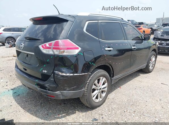 KNMAT2MT4GP722407 2016 NISSAN ROGUE Black Tył prawy