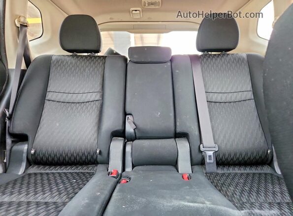 KNMAT2MT4HP561350 2017 NISSAN ROGUE Charcoal Rear seats view