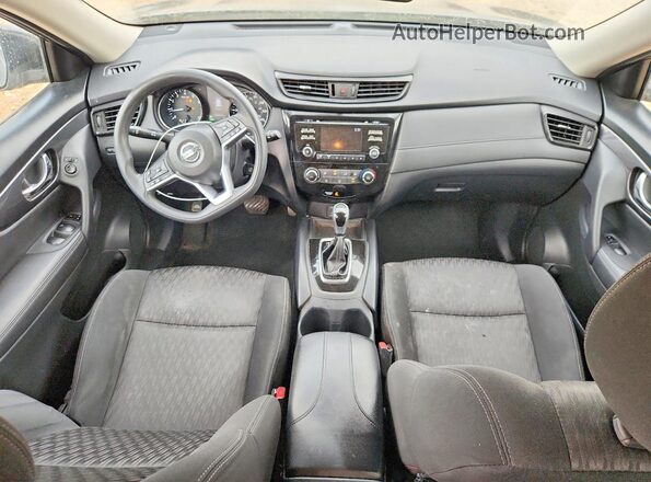 KNMAT2MT4HP561350 2017 NISSAN ROGUE Charcoal Dashboard view