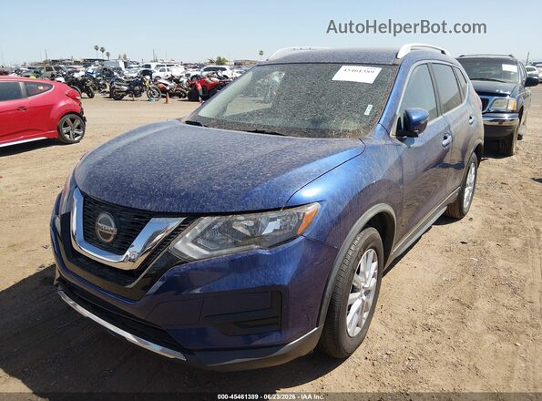 KNMAT2MT4JP508556 2018 NISSAN ROGUE Blue Դիմացի տեսք