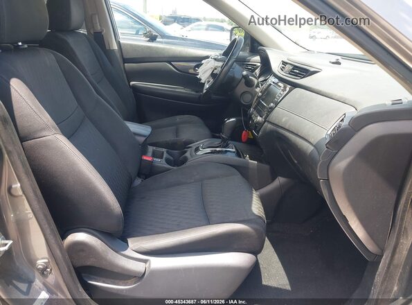 KNMAT2MT4JP524157 2018 NISSAN ROGUE Gray წინა სალონის ხედი