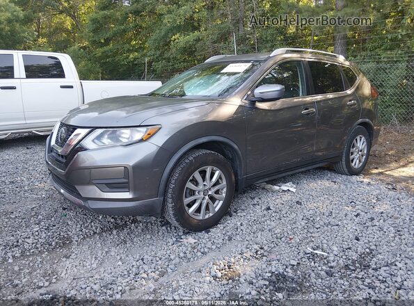 KNMAT2MT4KP544877 2019 NISSAN ROGUE Серебряный Передняя левая четверть