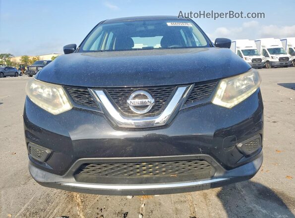 KNMAT2MT5GP603152 2016 NISSAN ROGUE Black Դիմացի տեսք