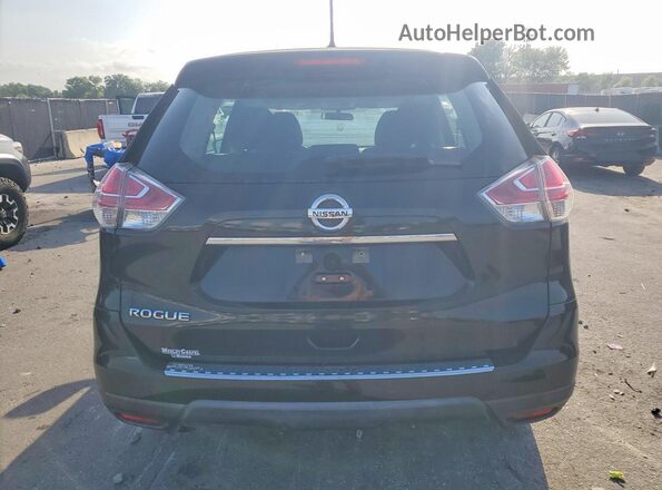 KNMAT2MT5GP603152 2016 NISSAN ROGUE Black Հետևի տեսք