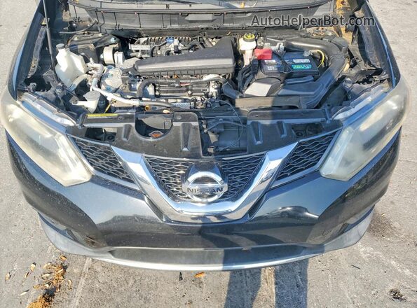 KNMAT2MT5GP603152 2016 NISSAN ROGUE Black Շարժիչի բաժամունքի տեսք