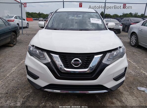 KNMAT2MT5HP546758 2017 NISSAN ROGUE White Vista del cuadro de instrumentos