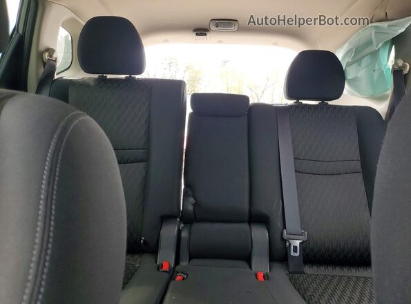 KNMAT2MT5HP598133 2017 NISSAN ROGUE Charcoal Rear seats view
