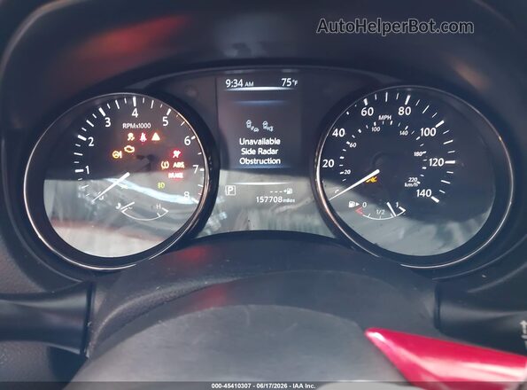 KNMAT2MT5HP609843 2017 NISSAN ROGUE Black Вид задніх сидінь