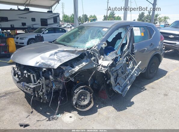 KNMAT2MT5JP517976 2018 NISSAN ROGUE Gray Przód lewy