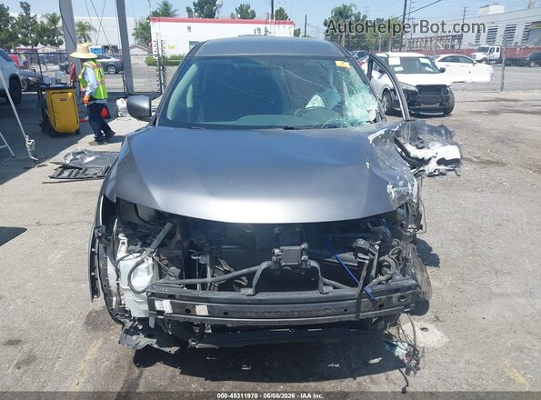 KNMAT2MT5JP517976 2018 NISSAN ROGUE Gray Widok zestawu wskaźników