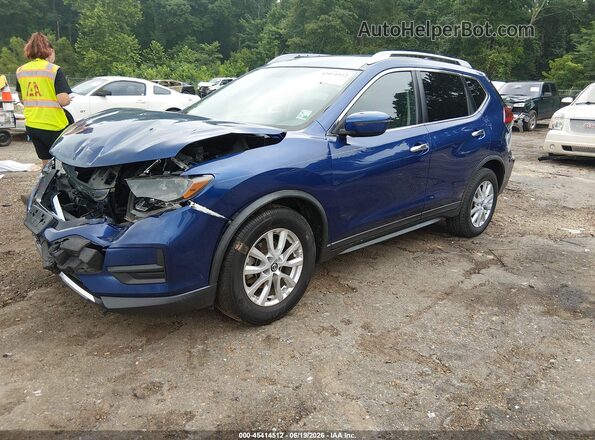 KNMAT2MT5JP538729 2018 NISSAN ROGUE Синий Передняя левая четверть