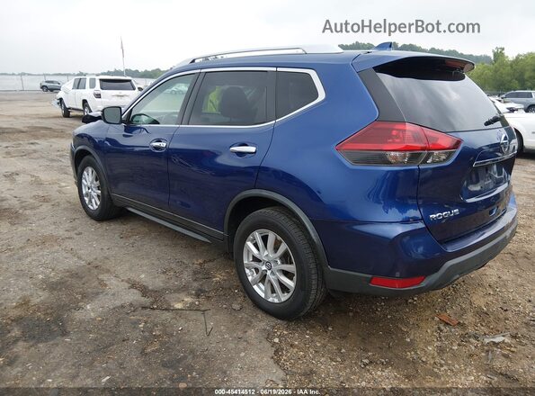 KNMAT2MT5JP538729 2018 NISSAN ROGUE Синий Задняя левая четверть