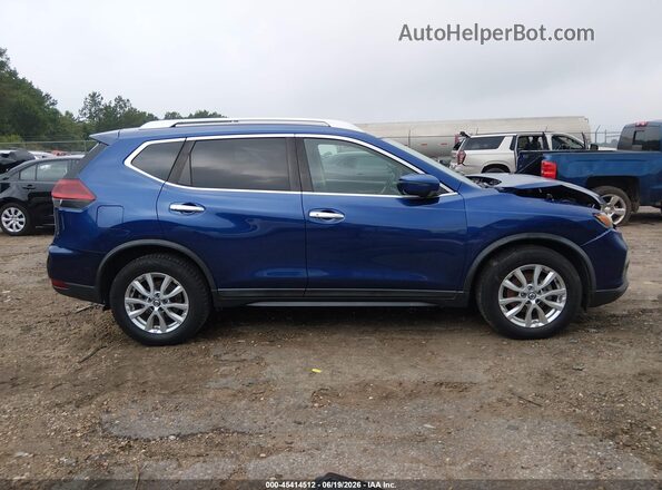 KNMAT2MT5JP538729 2018 NISSAN ROGUE Синий Вид задней части салона