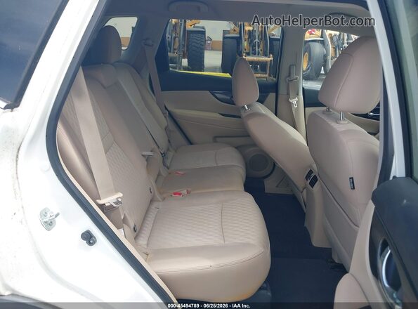 KNMAT2MT5JP603112 2018 NISSAN ROGUE White VIN კოდის სტიკერის ხედი