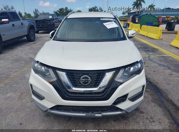 KNMAT2MT5JP603112 2018 NISSAN ROGUE White ხელსაწყოთა პანელის ხედი