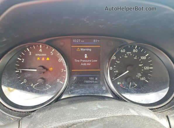 KNMAT2MT5KP520765 2019 NISSAN ROGUE Silver Вид щитка приладів