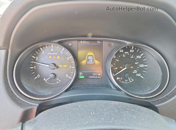 KNMAT2MT5KP530387 2019 NISSAN ROGUE White Սարքավորումների վահանակի տեսք