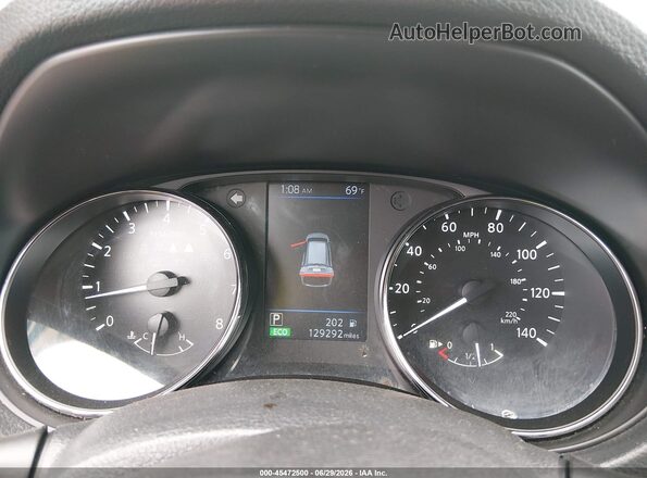 KNMAT2MT5LP529189 2020 NISSAN ROGUE Black უკანა სავარძლების ხედი