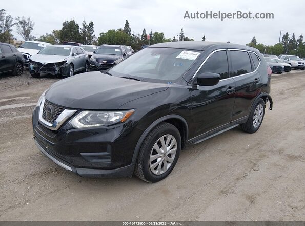 KNMAT2MT5LP529189 2020 NISSAN ROGUE Black წინა მარცხენა ხედი სამი მეოთხედიდან