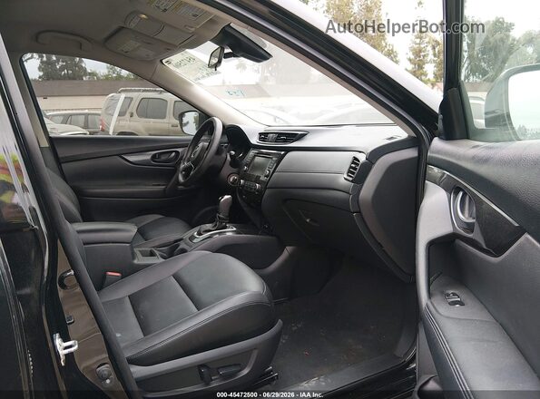 KNMAT2MT5LP529189 2020 NISSAN ROGUE Black წინა სალონის ხედი