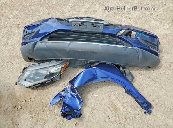 KNMAT2MT5LP537065 2020 NISSAN ROGUE Blue VIN կոդի պիտակի տեսք